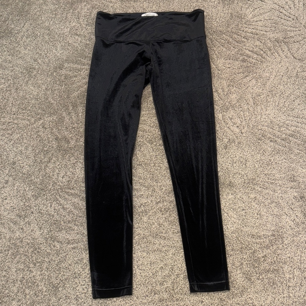 Plush black Women’s Leggings-Kay Unger New York